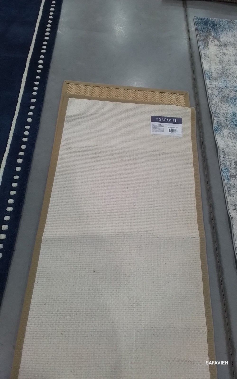 MAIZE / LINEN 2′-6″ x 12′-0″ Stained Rug, Reduced Price 1172762105 NF141B-212
