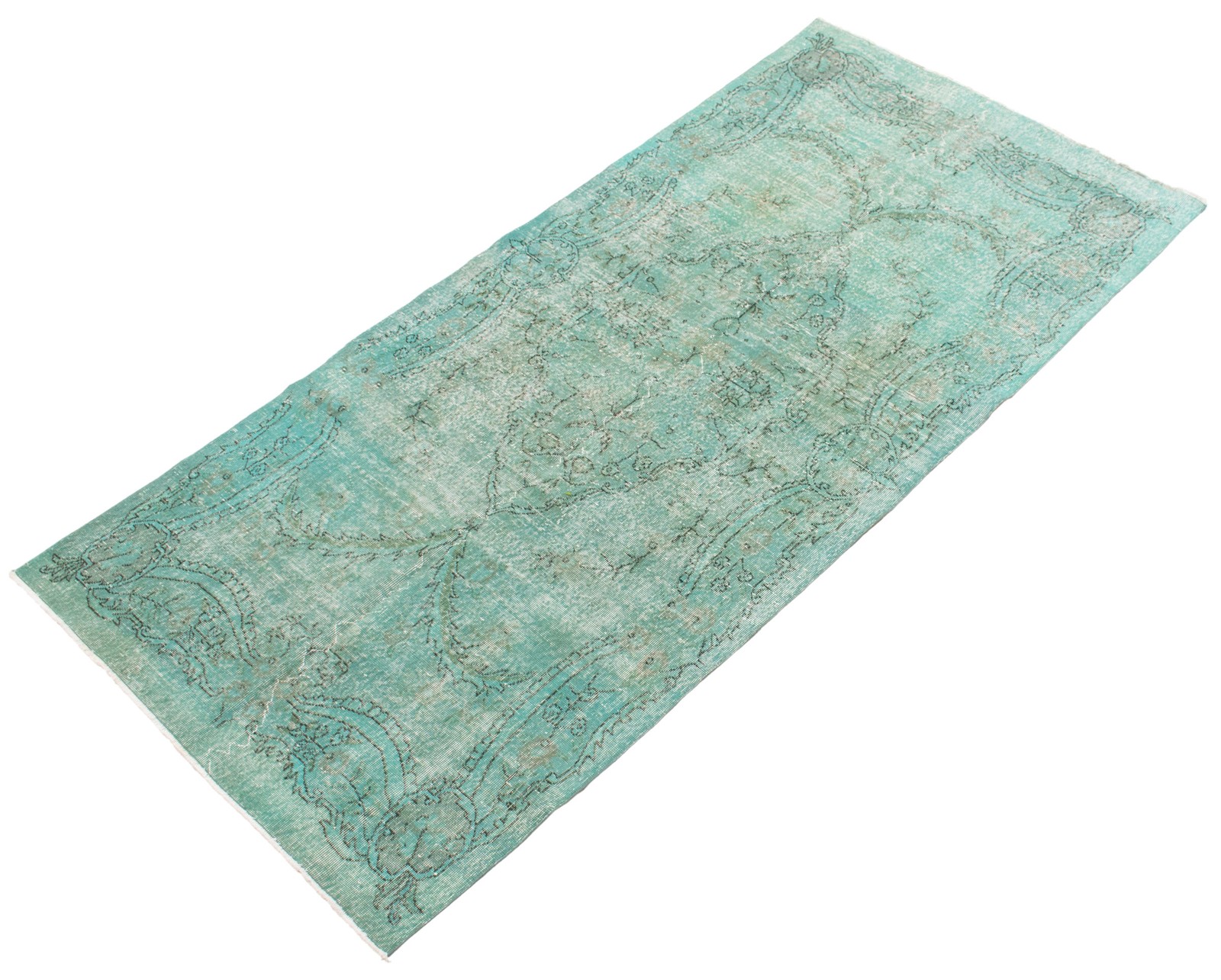 Hand-knotted Area Rug 4’7″ x 9’11” Traditional Wool Oriental Carpet