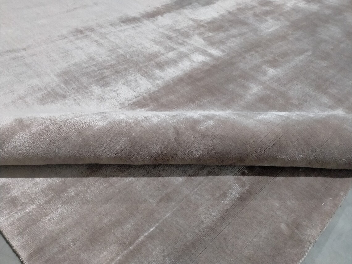 Hand Knotted Luxurious Viscose Art Silk Carpet Area Rug, Hand-Woven Carpet Rug