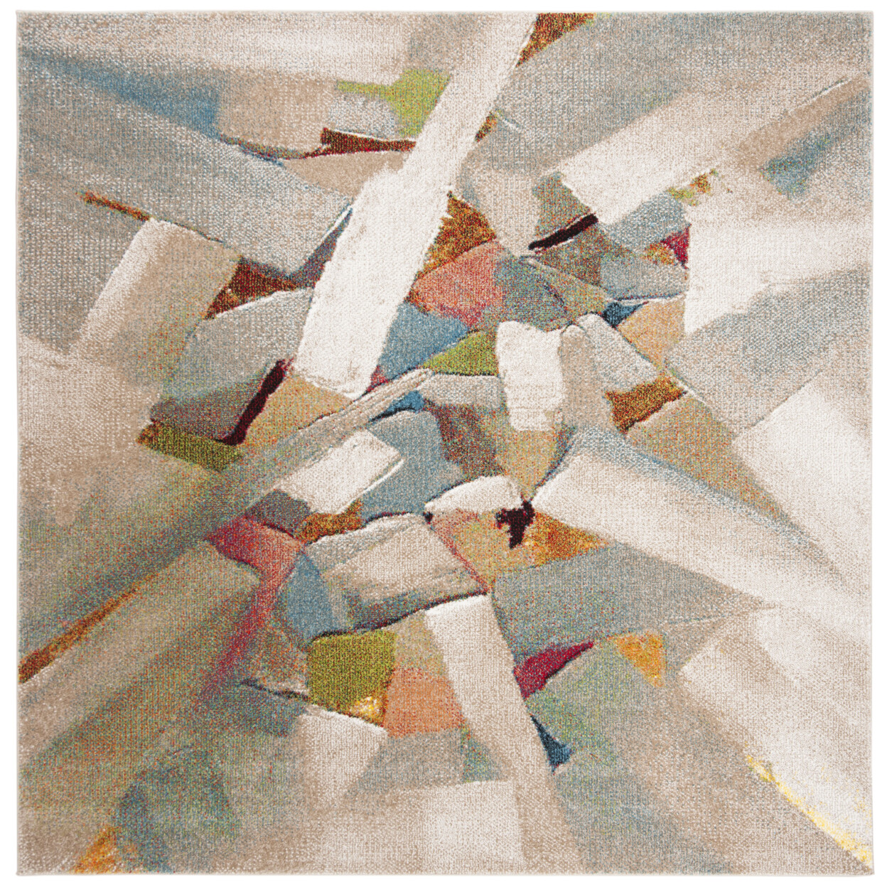 SAFAVIEH Porcello Collection PRL6937B Grey / Multi Rug