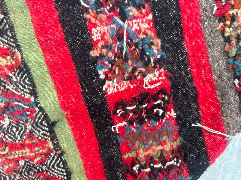 Vintage Moroccan Kilim Traditional Flatweave Kilim Sabra Kilim,2×4 ft Free Ship