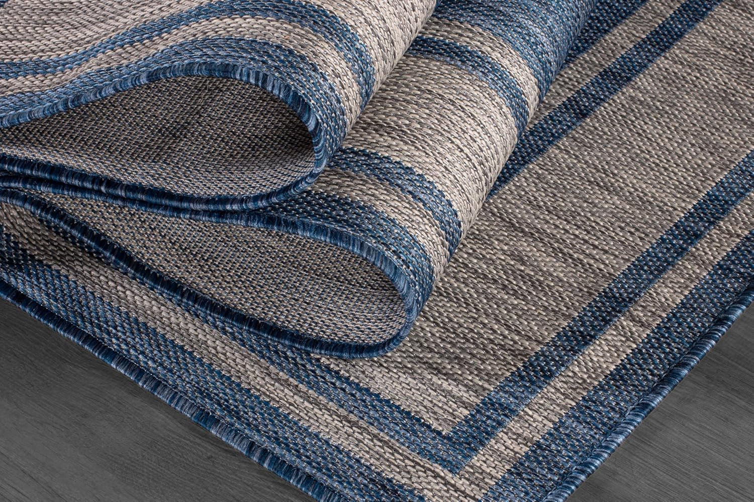 Beverly Rug Outdoor Rug 8X10 Modern Bordered Area Rugs for Indoor and Outdoor Pa