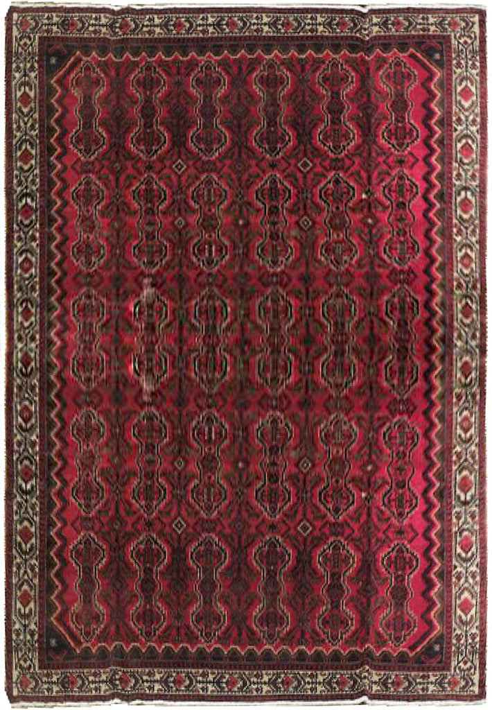 9×11′ Semi-Antique Perrsian Tribbal Hamadan Rug #PIX-15326