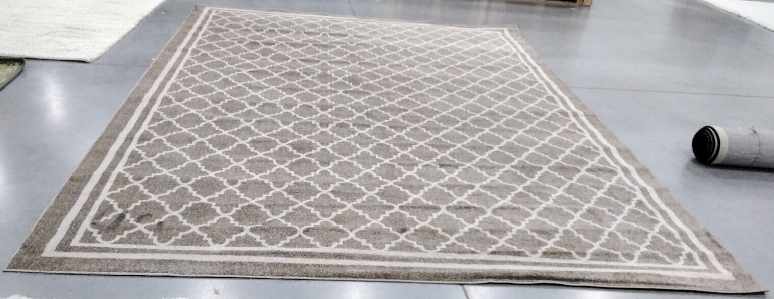 WHEAT / BEIGE 10′ X 14′ Stained Rug, Reduced Price 1172730108 AMT422S-10