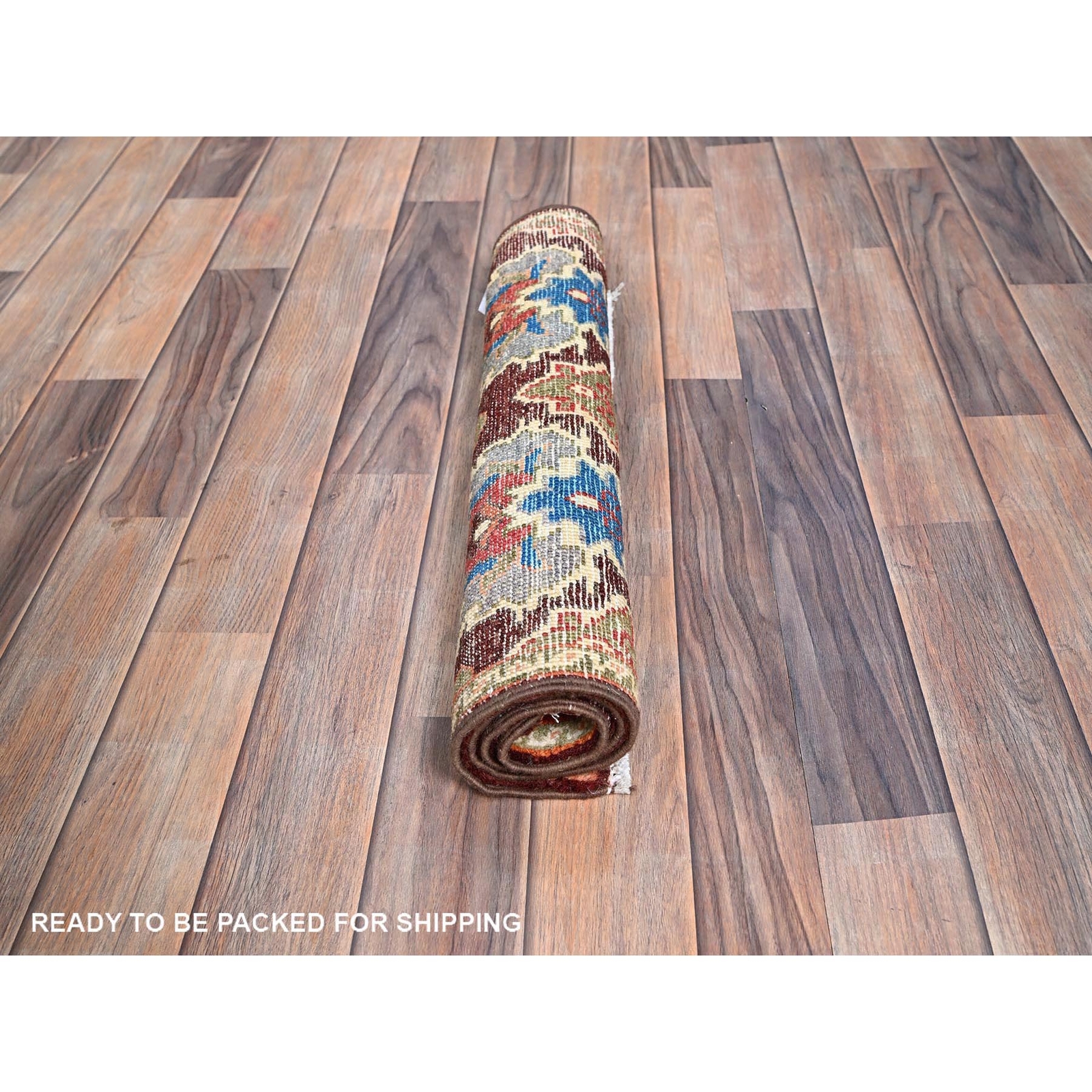 2’x3′ Coffee Brown Hand Knotted Special Kazak 100% Wool Oriental Mat Rug R86225