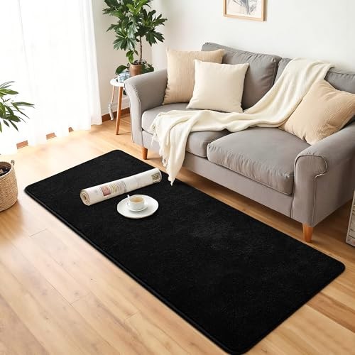 2×6 Minimalist Washable Runner Rugs for Bedroom Hallway, Modern Soft Memory
