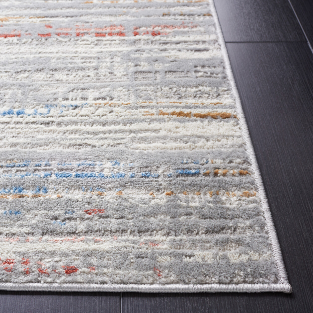 SAFAVIEH Shivan Collection SHV191P Light Grey / Rust Rug