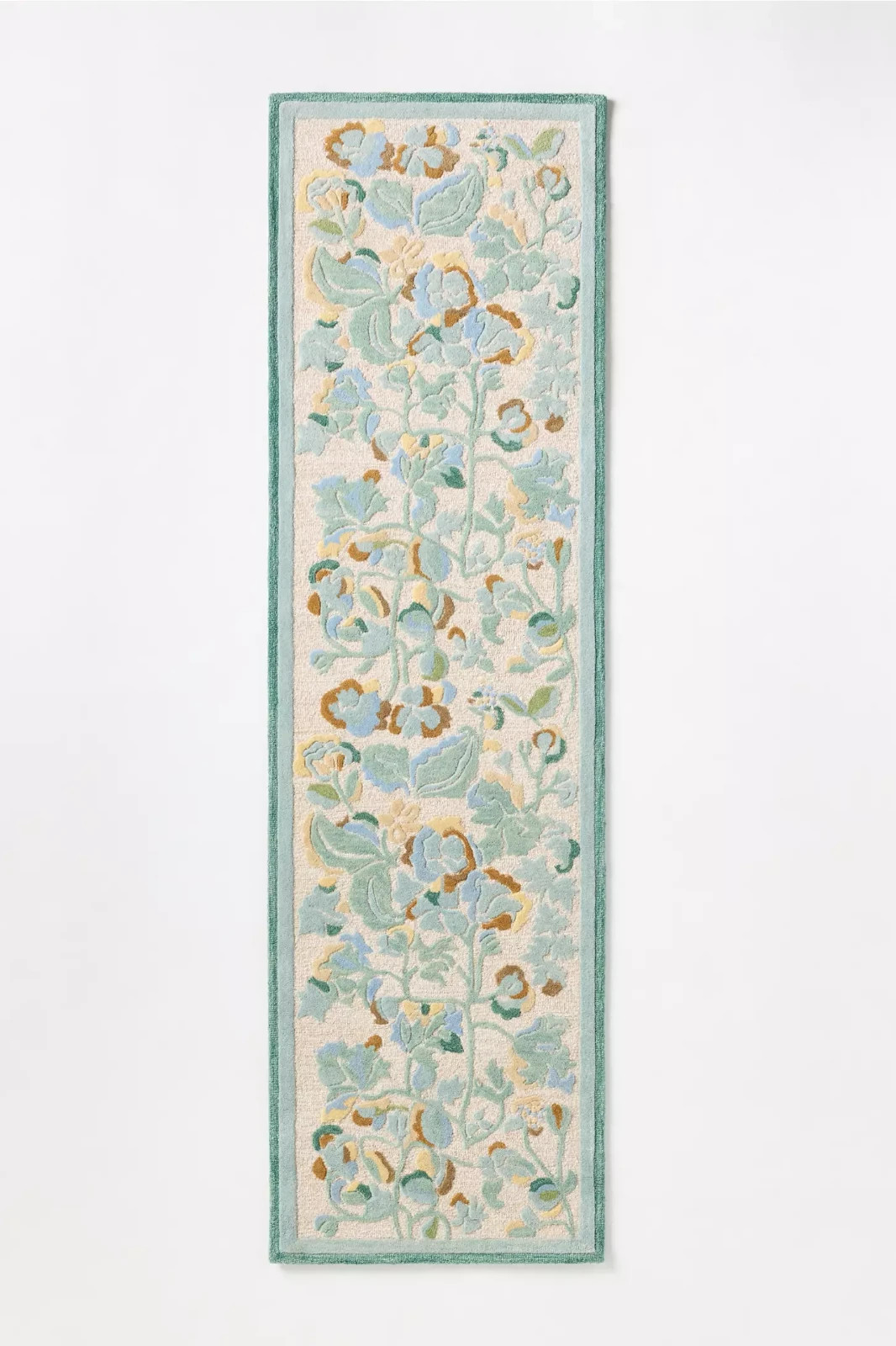 Claire de Quenetain Tufted Wool Blend Floral Area Rug Carpet