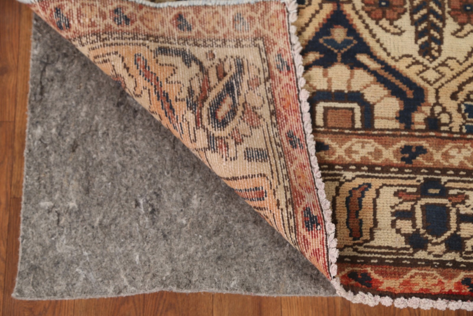 Vintage Traditional Rust Wool Area Rug 5×6 Hand-made Home Decor Classic Carpet