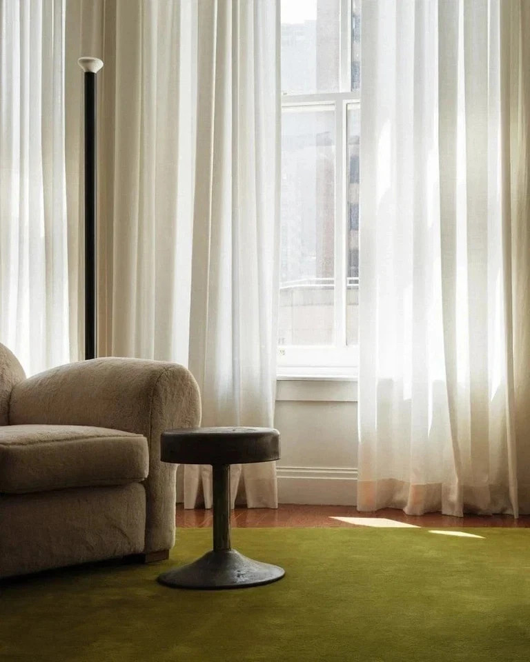 Hand Tufted Wool Rug 9×12 ft, Luxury Olive Green Area Rug, Soft Modern Carpet
