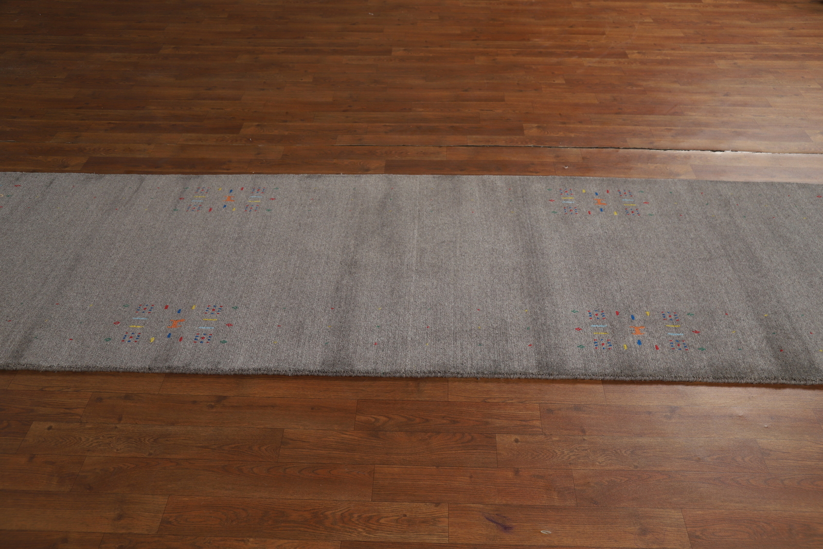 Little Animals Gabbeh Area Rug Hand-knotted Wool 3×10 ft Runner Rug