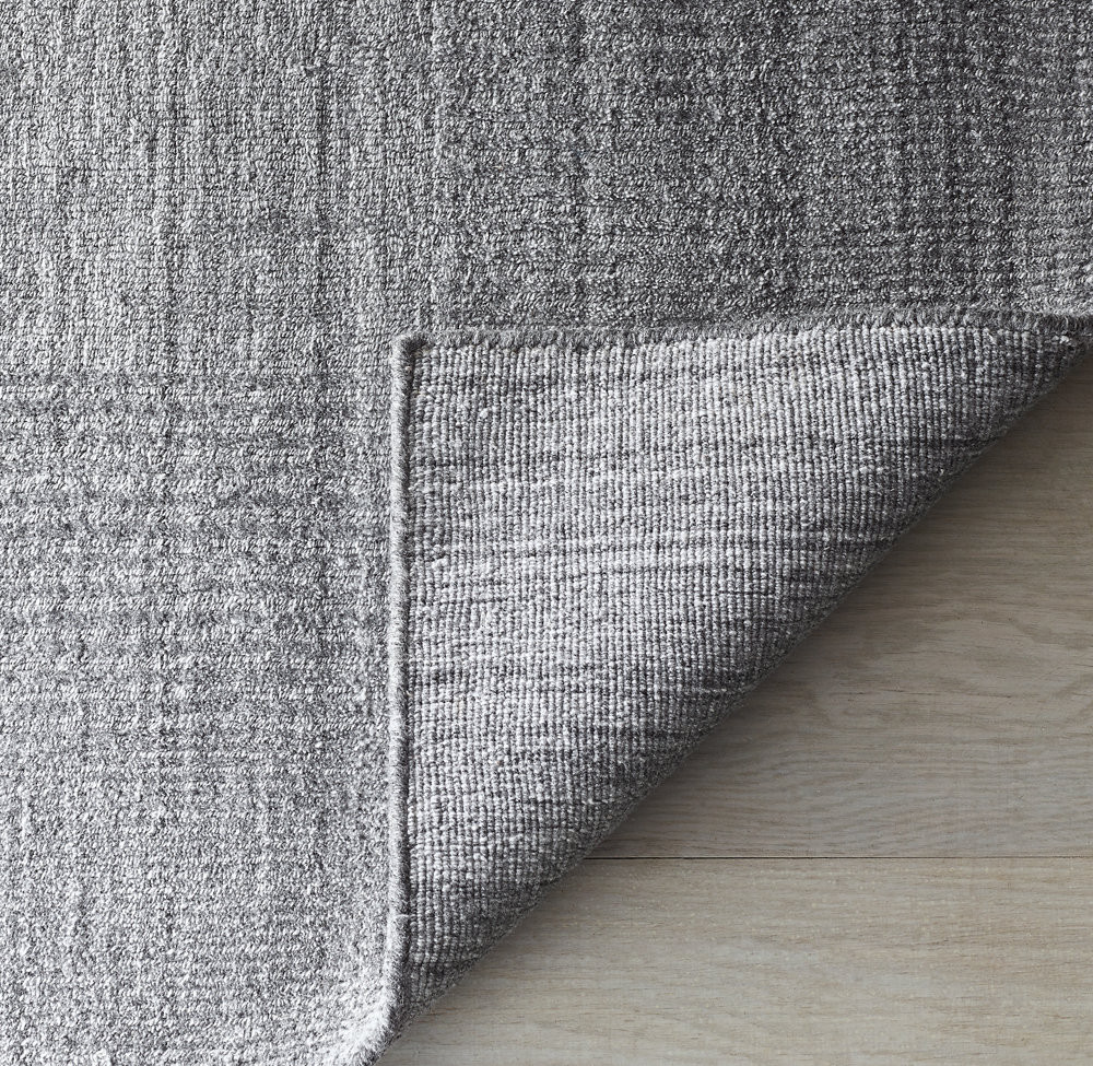 RH (Restoration Hardware) Natim Performance Rug – 12′ × 15′ – Marled Gray