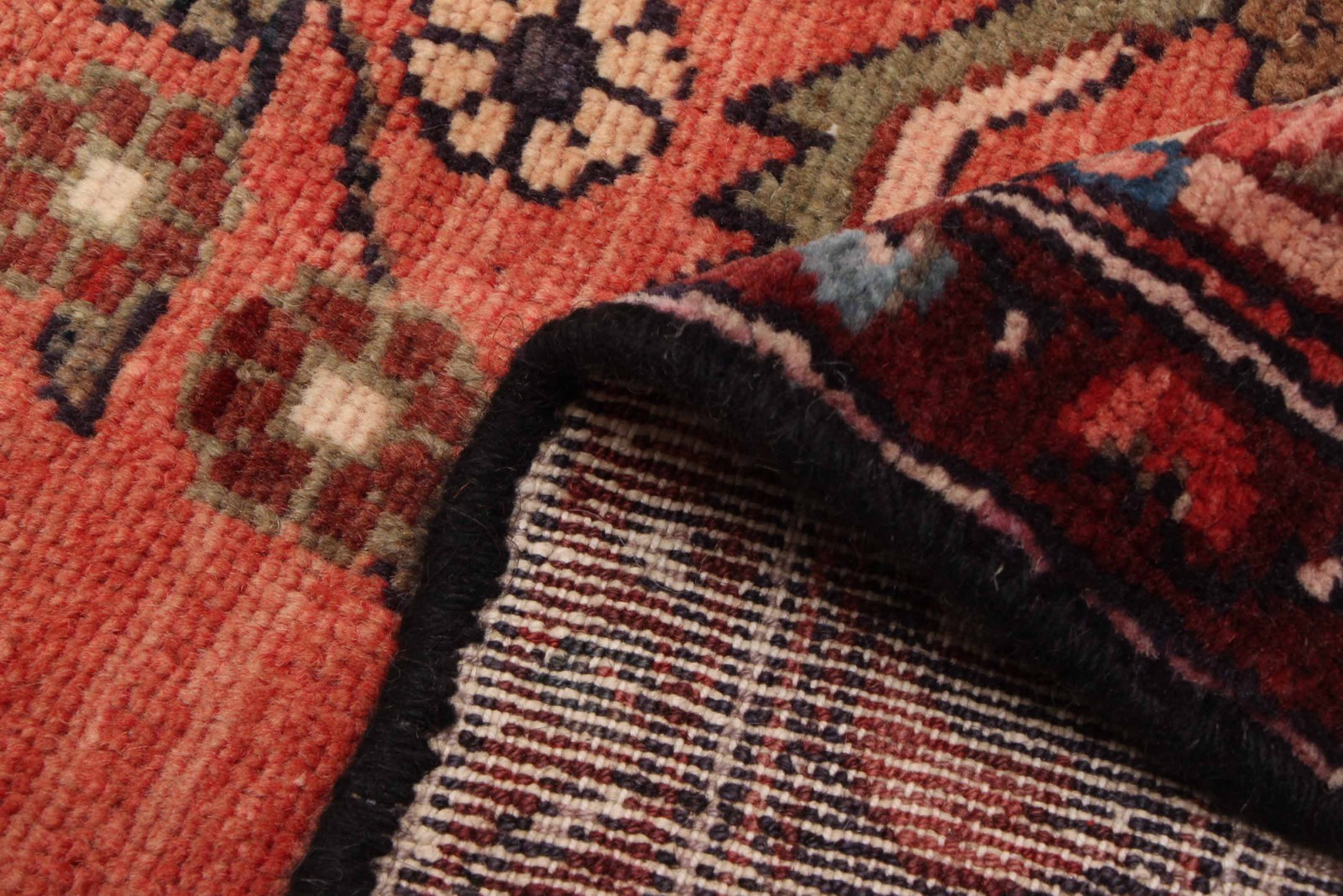 3’6″ x 13’11” Vintage Hand-knotted Runner Rug Traditional Oriental Wool Carpet