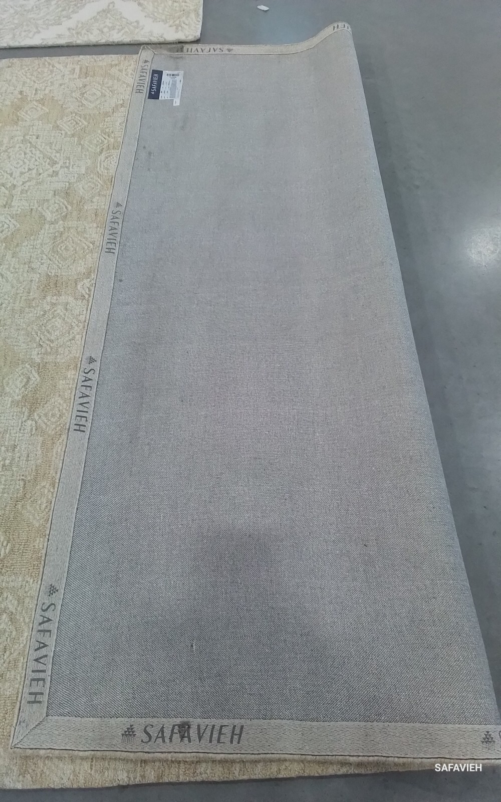 GOLD / IVORY 8′-0″ x 10′-0″ Back Stain Rug, Reduced Price 1172769072 MET987D-8