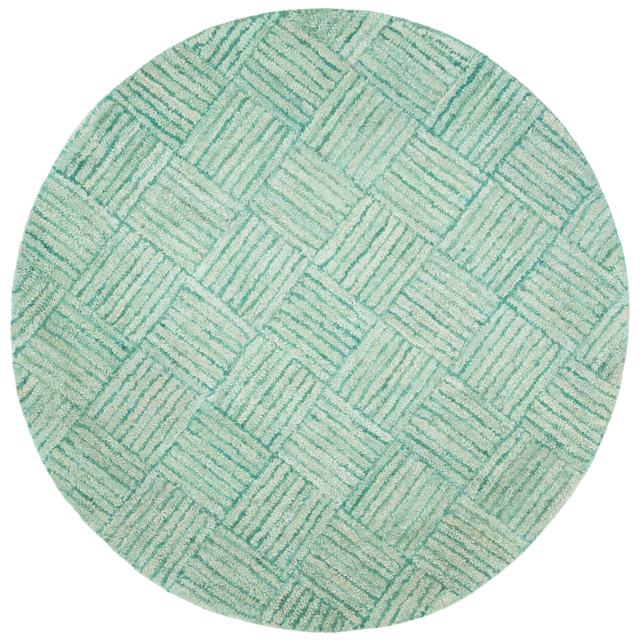 SAFAVIEH Nantucket NAN316A Handmade Green / Multi Rug