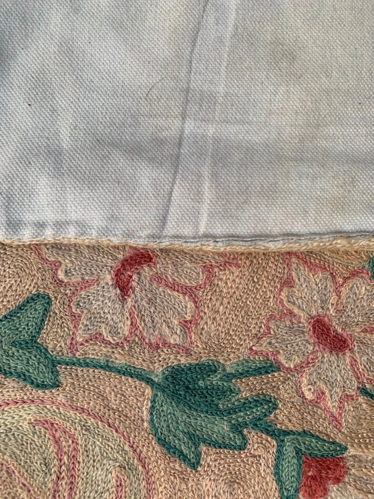 Vintage French Style Aubusson Rug Needlepoint Handmade Rug 6×9 ft Free Ship