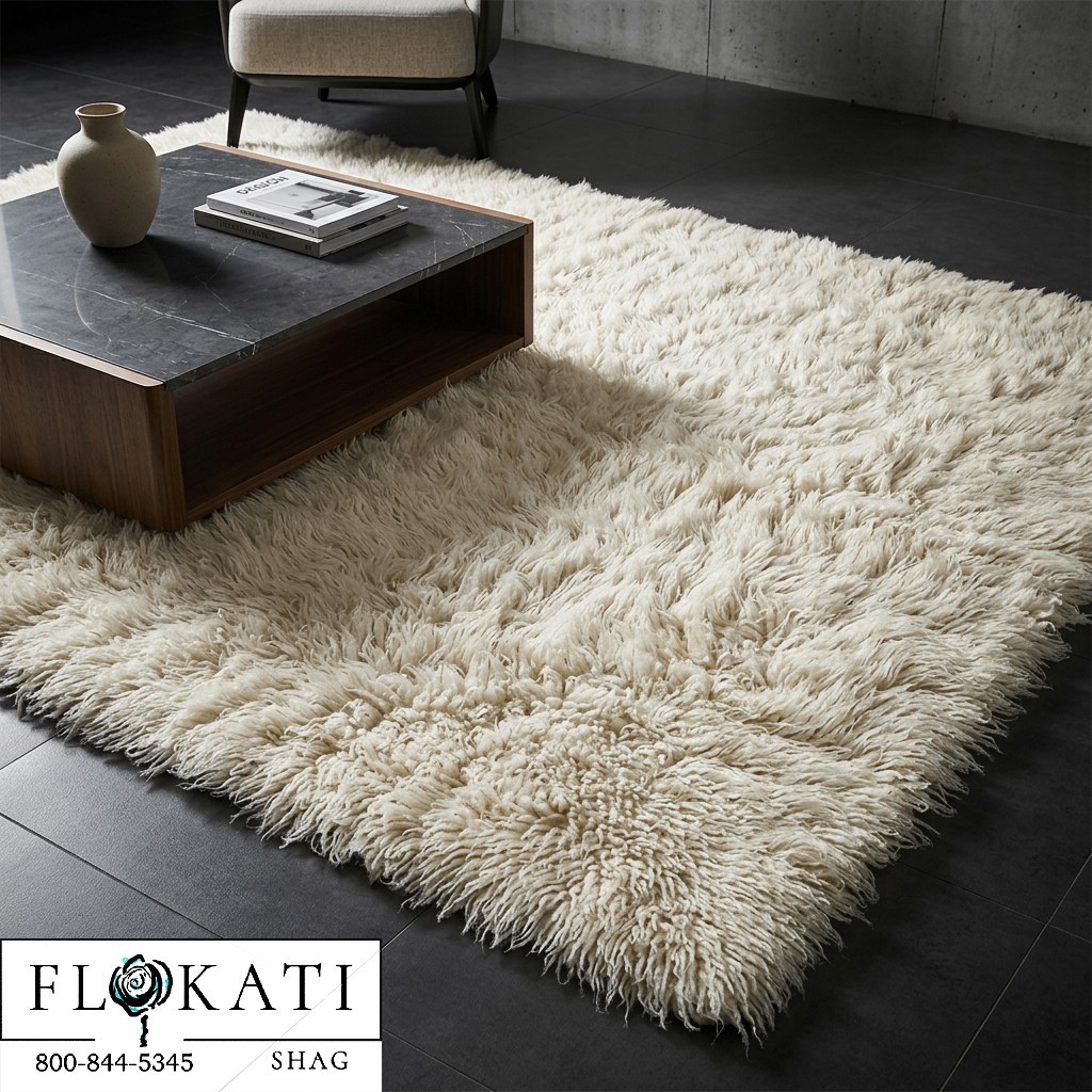 SUPER THICK GREEK FLOKATI RUGS | PLUSH 3.5” PILE | GREAT QUALITY | WOOL AREA RUG