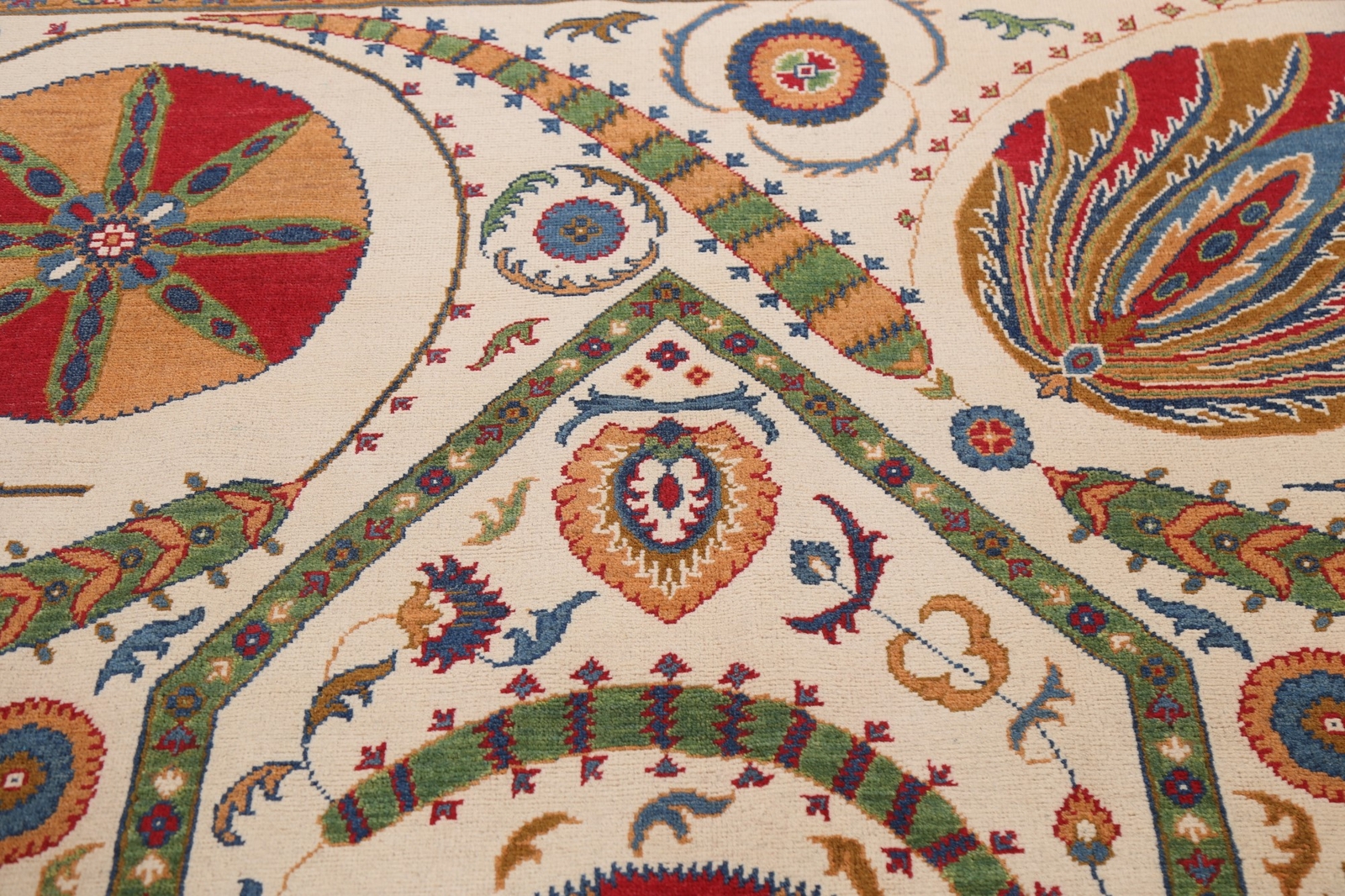 Vibrant Kazak Pakistani Rug Handmade Tradition Geometric Patterns Wool 6×9 ft