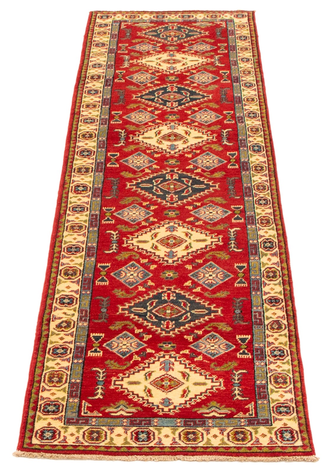 2’7″ x 10’0″ Vintage Hand-knotted Runner Rug Traditional Oriental Wool Carpet