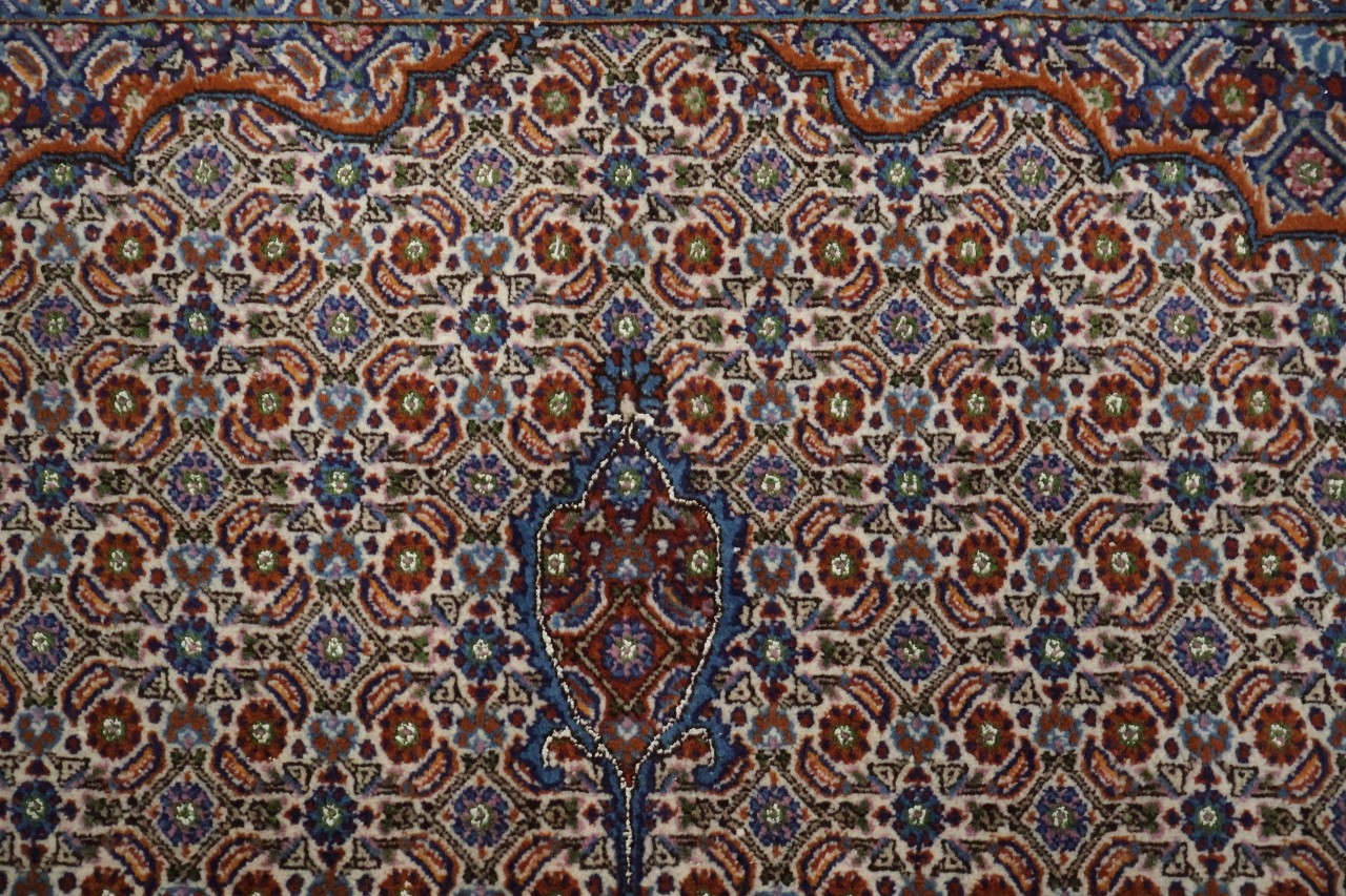 Elegant 7×9 Area Rug Traditional Geometric Wool Design Carpet Multicolor