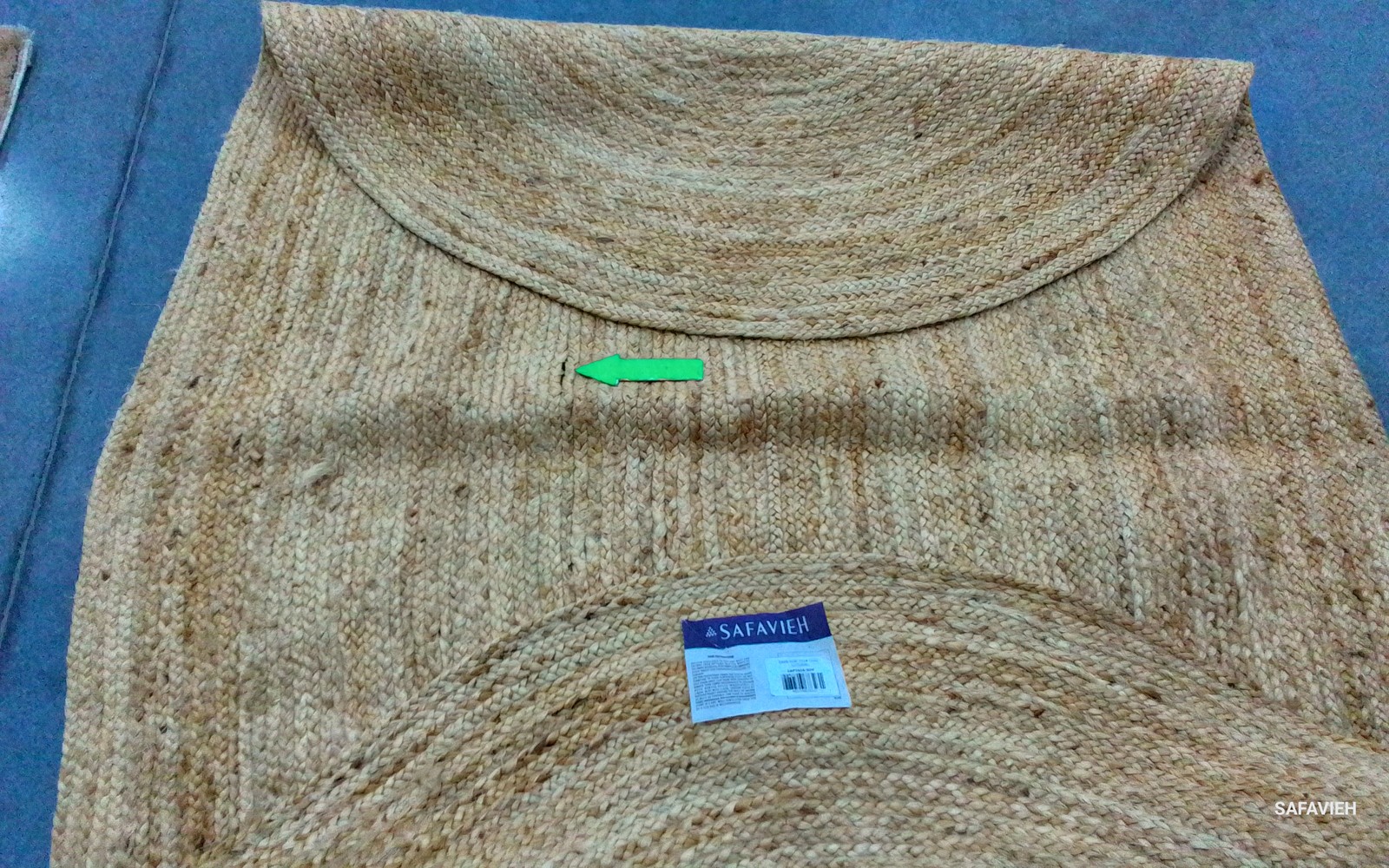 NATURAL 5′-0″ x 8′-0″ Broken Thread Rug, Reduced Price 1172805292 CAP252A-5OV