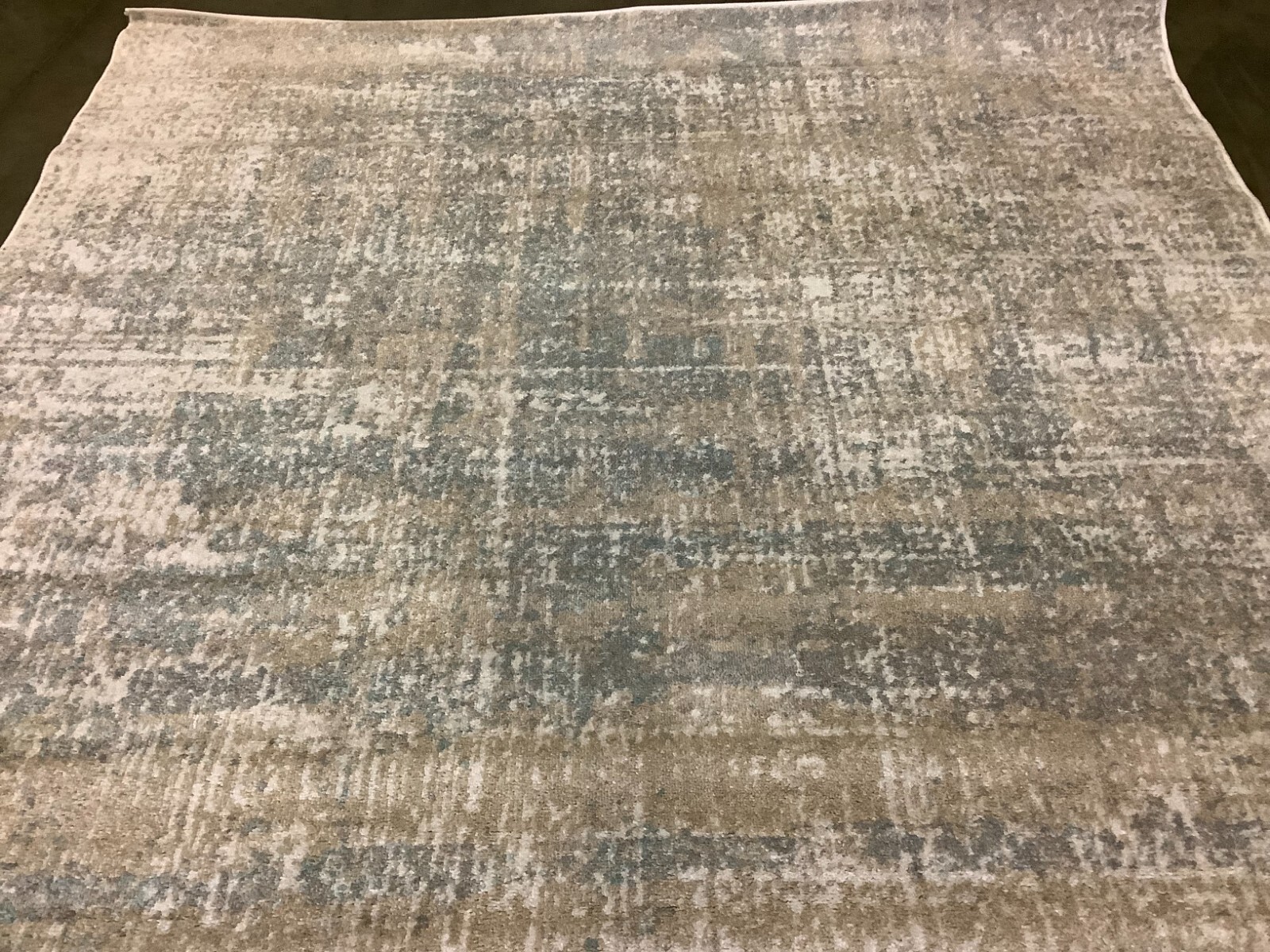 BEIGE / SLATE 8′-0″ x 8′-0″ Back Stain Rug, Reduced Price 1172673227 ADR207B-8SQ