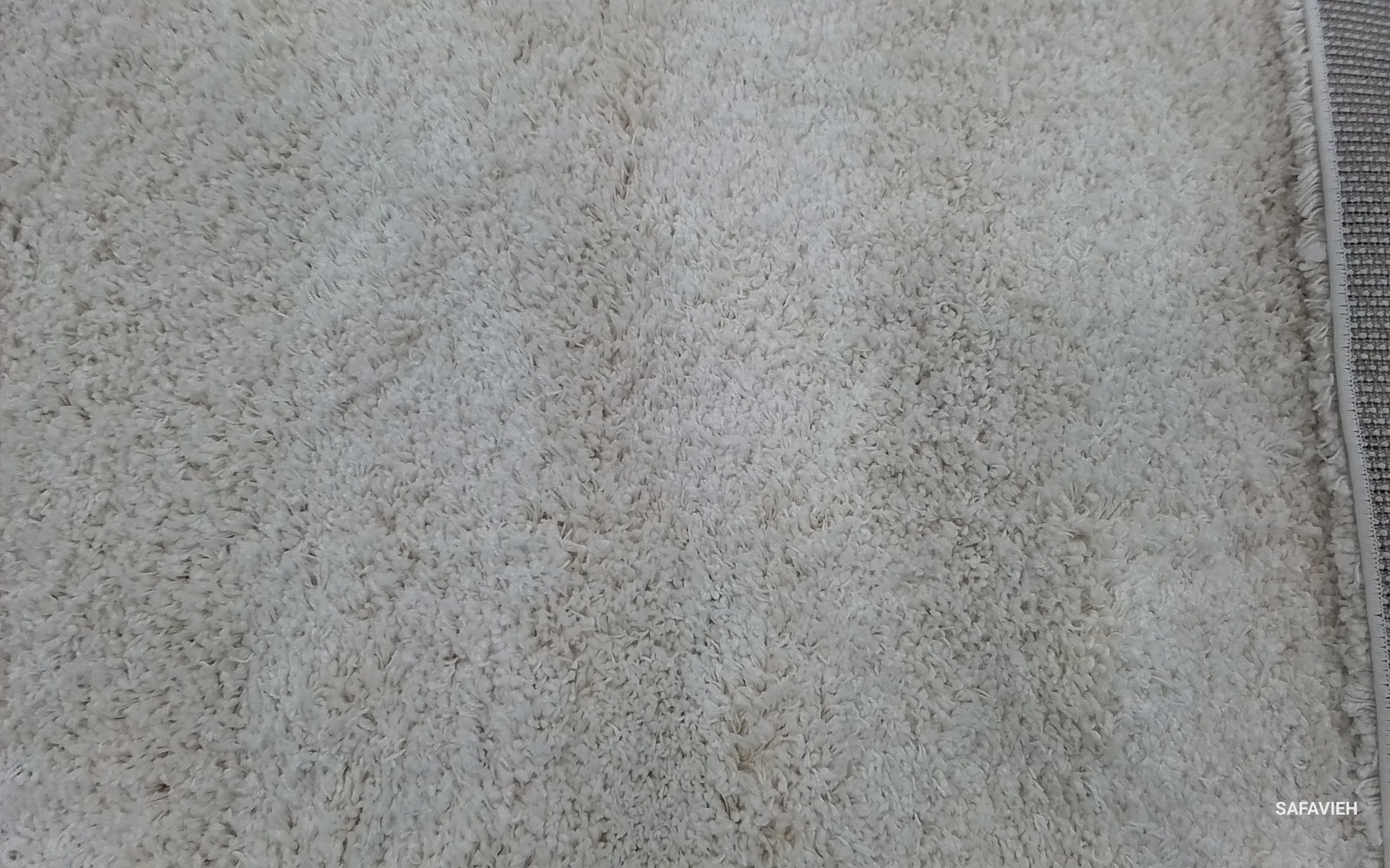 IVORY 6′-7″ x 9′-6″ Back Stain Rug, Reduced Price 1172805831 SG151-1212-7