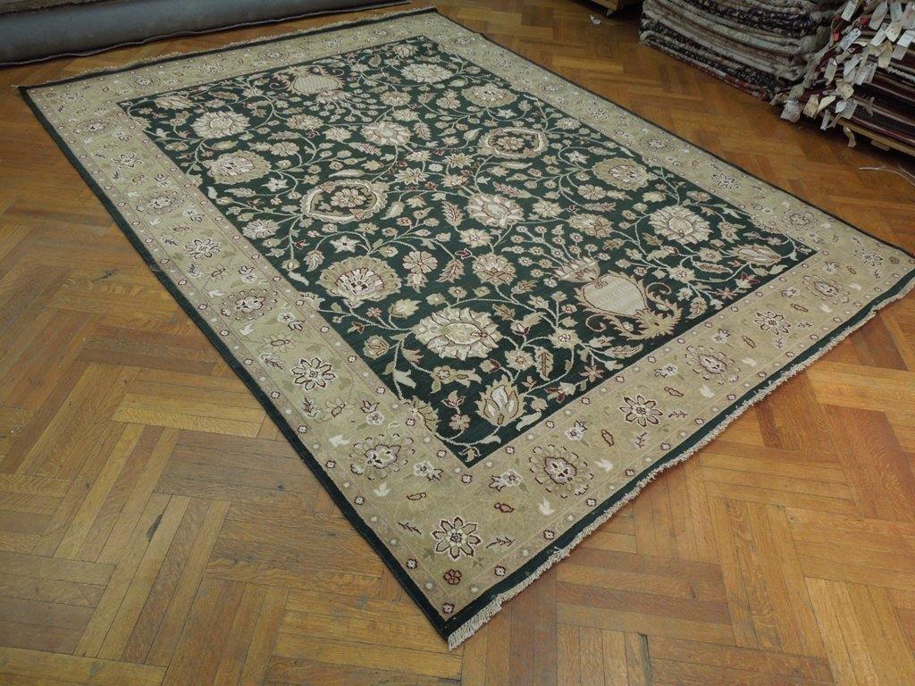 9×12′ Pine Green Agra 8/8 Quality Rug 20439