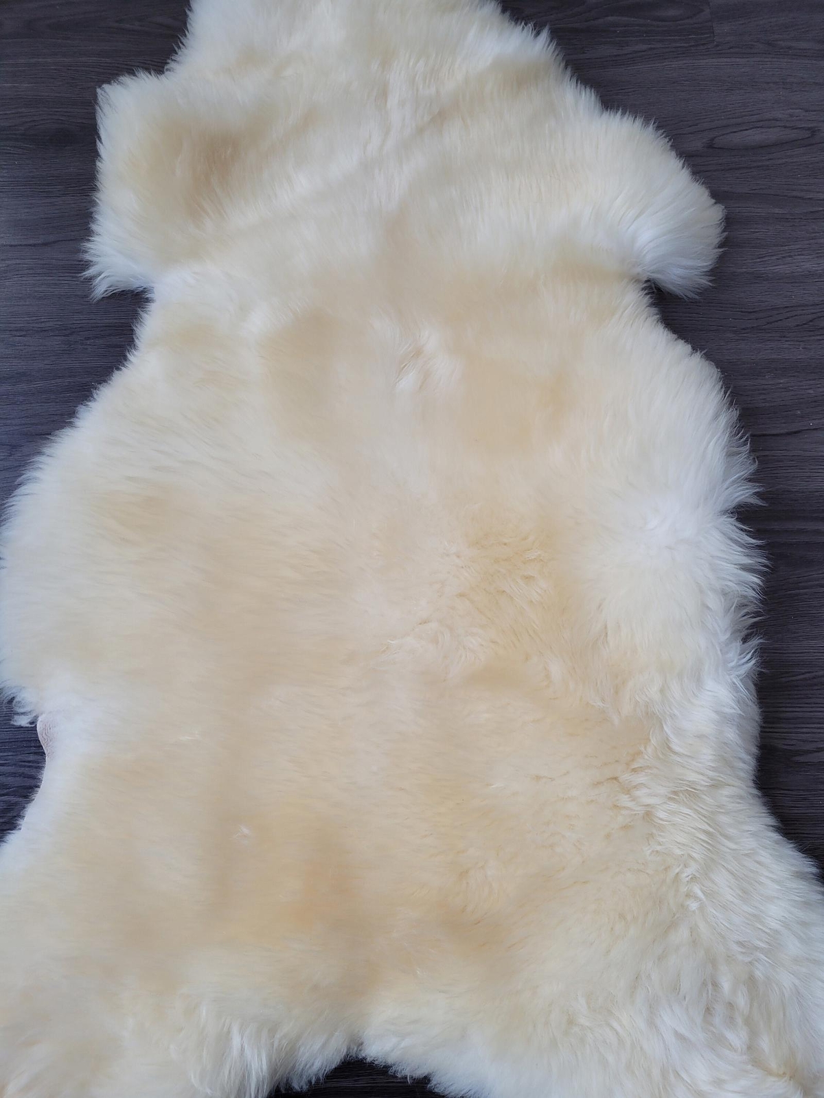 sheepskin rug, soft Dense wool rare color 100% natural #B650