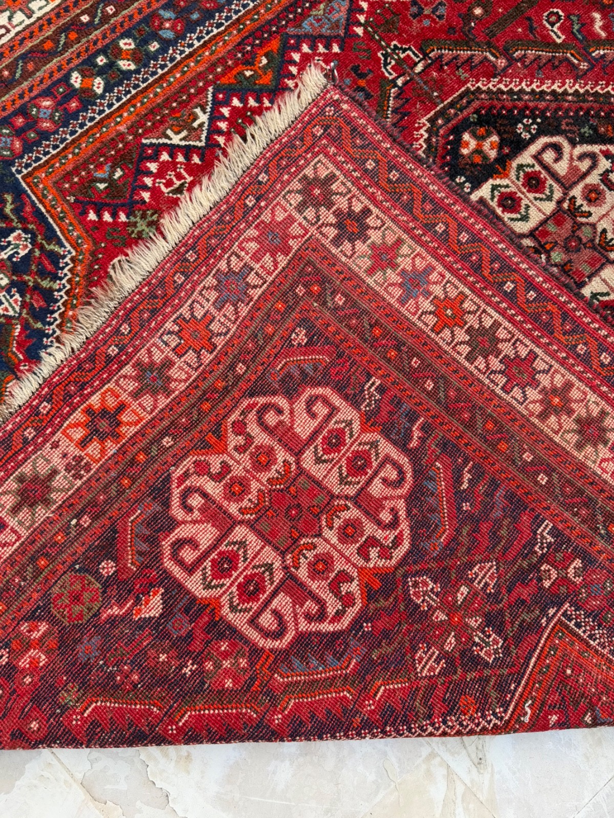 Vintage Gorgeous Hand Knotted Oriental Wool Rug Carpet Floor Covering Floor Area