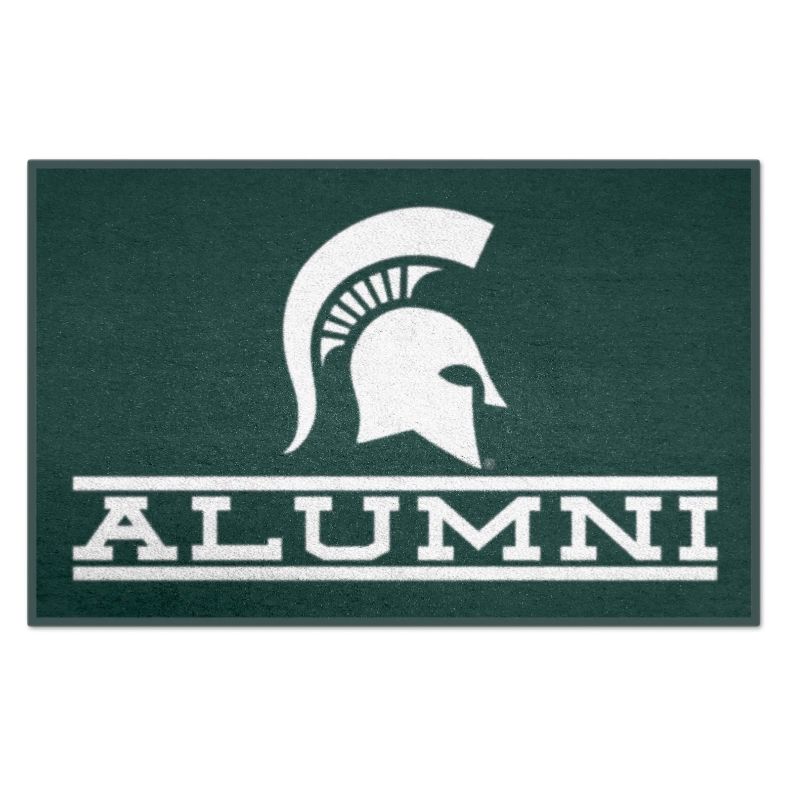 Fanmats 18342 Michigan State University Alumni Starter Mat Head Primary Wordmark