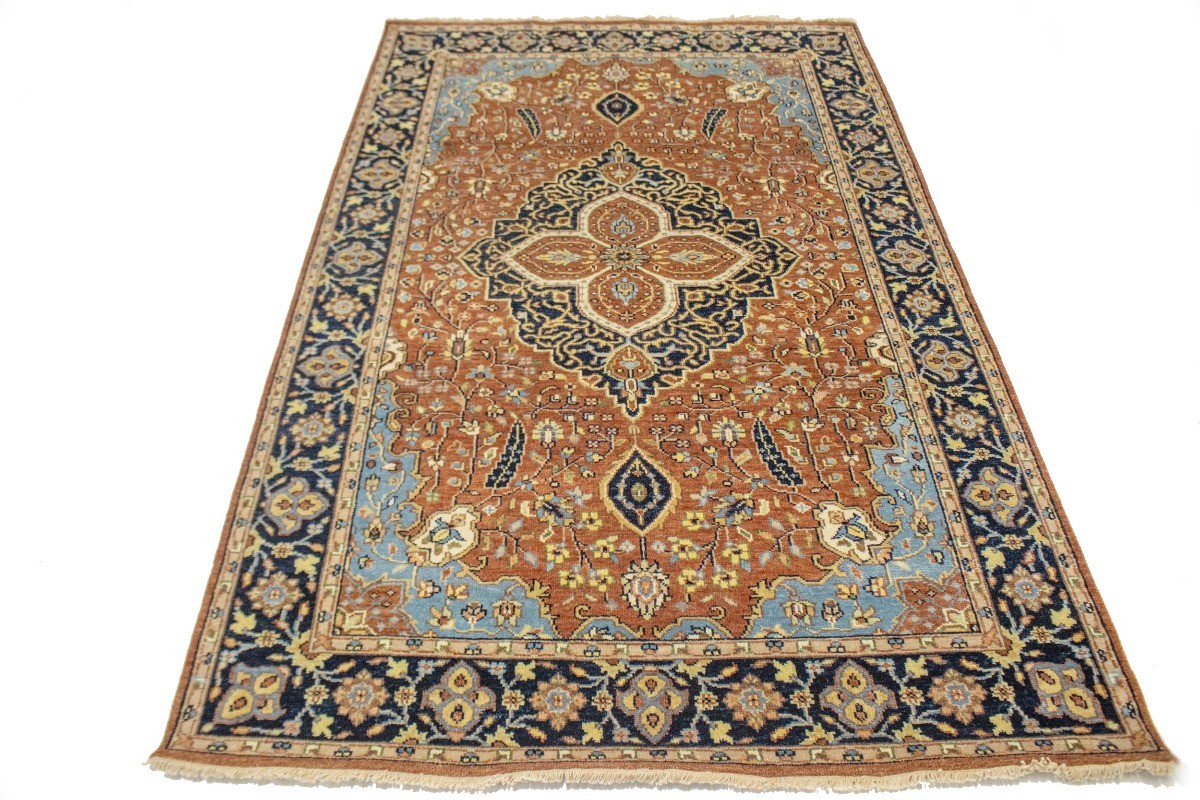 Serapi Oriental Rug Handmade Wool Farmhouse Decor Carpet Vintage Style 5X8 ft