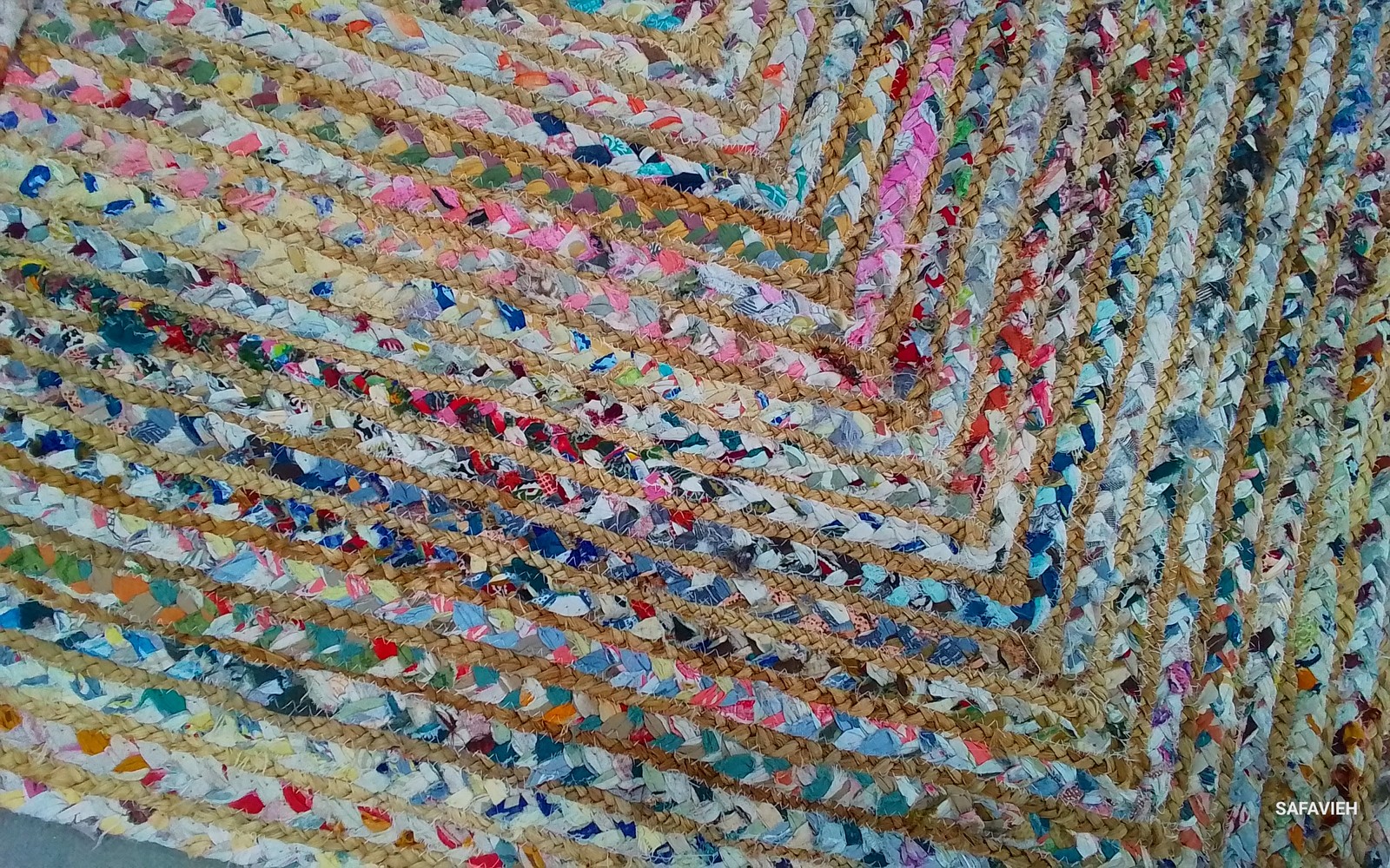 BEIGE/MULTI 8′-0″ x 10′-0″ Broken Thread Rug, Reduced Price 1172802169 CAP202B-8