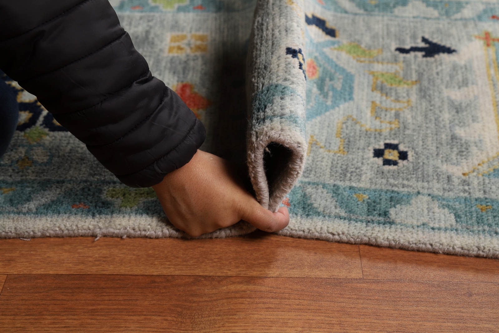 Elegant Handwoven Oushak Indian Rug Living Room Carpet 9×12 ft