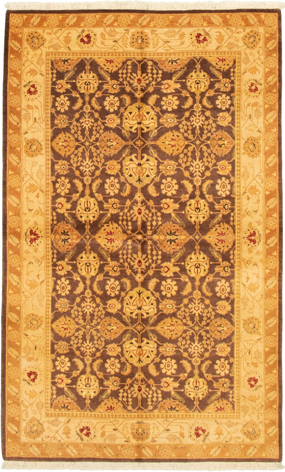 5’1″ x 8’5″ Vintage Hand Knotted Area Rug Traditional Oriental Wool Carpet