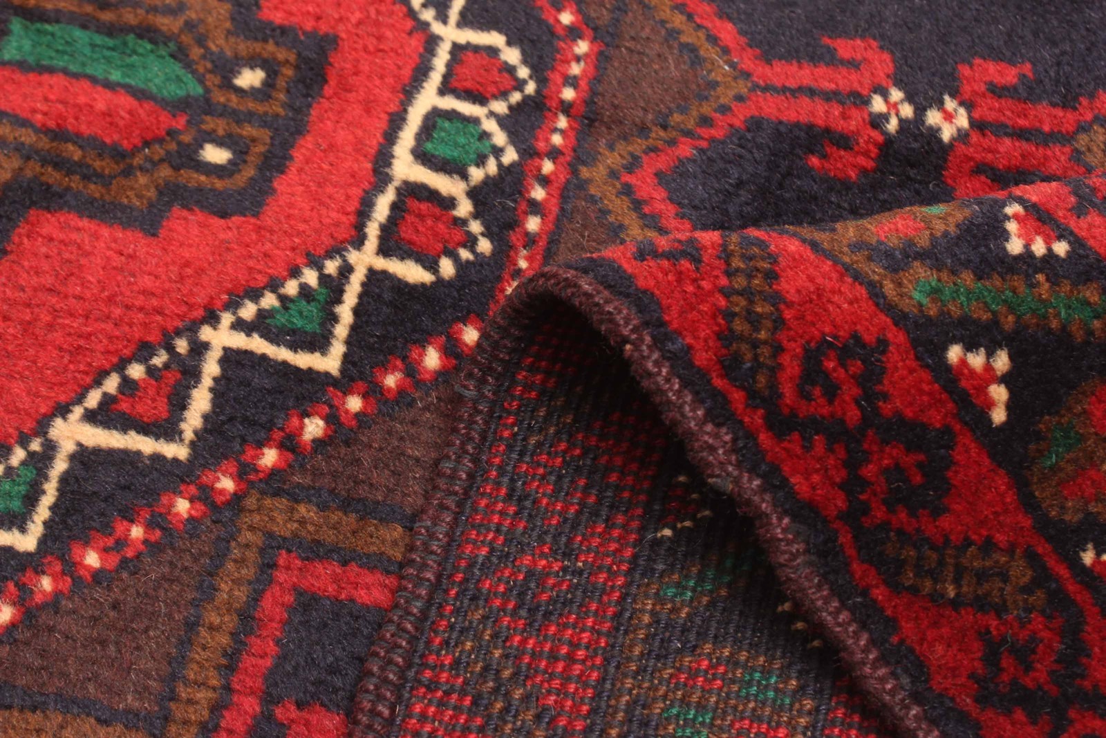 Vintage Traditional Hand-Knotted Area Rug 3’4″ x 6’4″ Oriental Wool Carpet