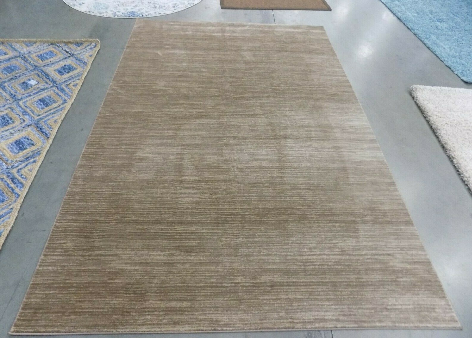 LIGHT BROWN 6′ X 9′ Stained Rug, Reduced Price 1172596383 VSN606C-6