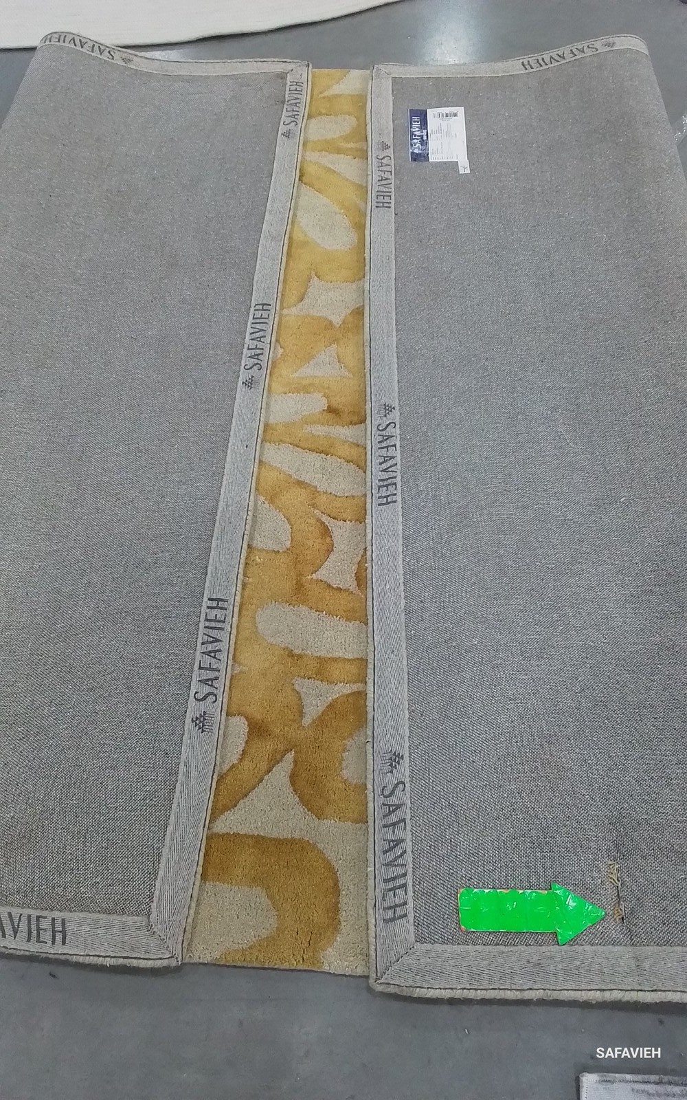 BEIGE / GOLD 6′-0″ x 9′-0″ Cut on Rug, Reduced Price 1172797167 DDY527M-6
