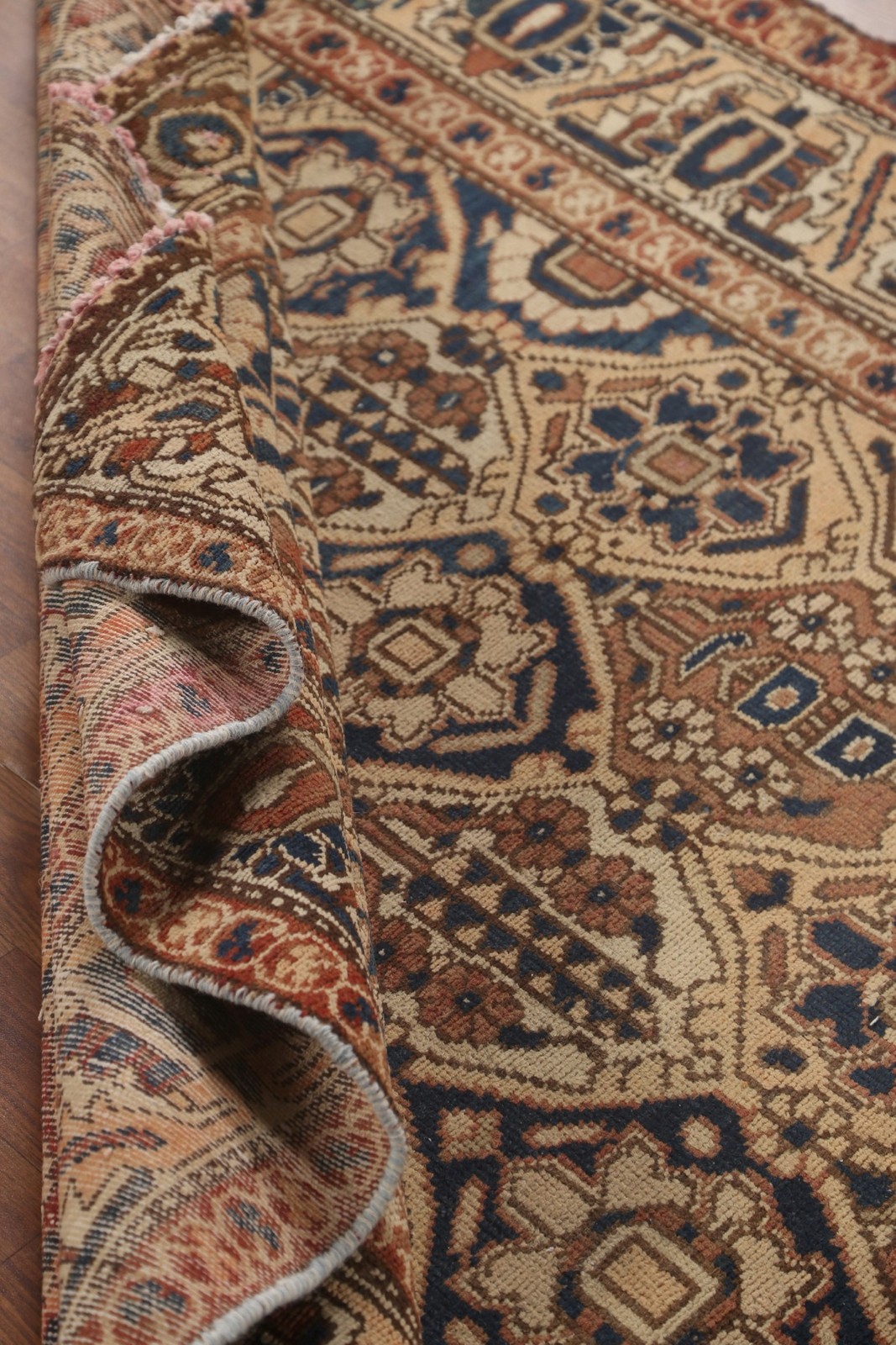 Vintage Traditional Rust Wool Area Rug 5×6 Hand-made Home Decor Classic Carpet