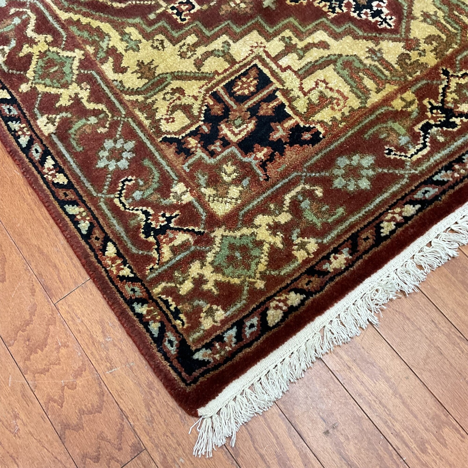 Handmade One of a kind Wool Rug (4′ x 6′)