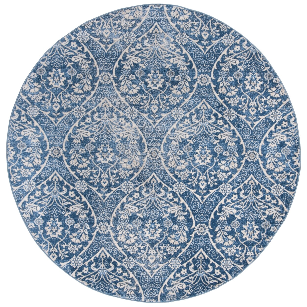 SAFAVIEH Brentwood BNT860M Navy / Light Grey Rug