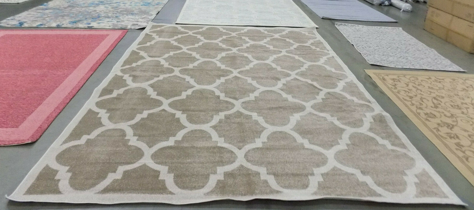 WHEAT / BEIGE 9′ x 12′ Stained Rug, Reduced price 1172572893 AMT423S-9