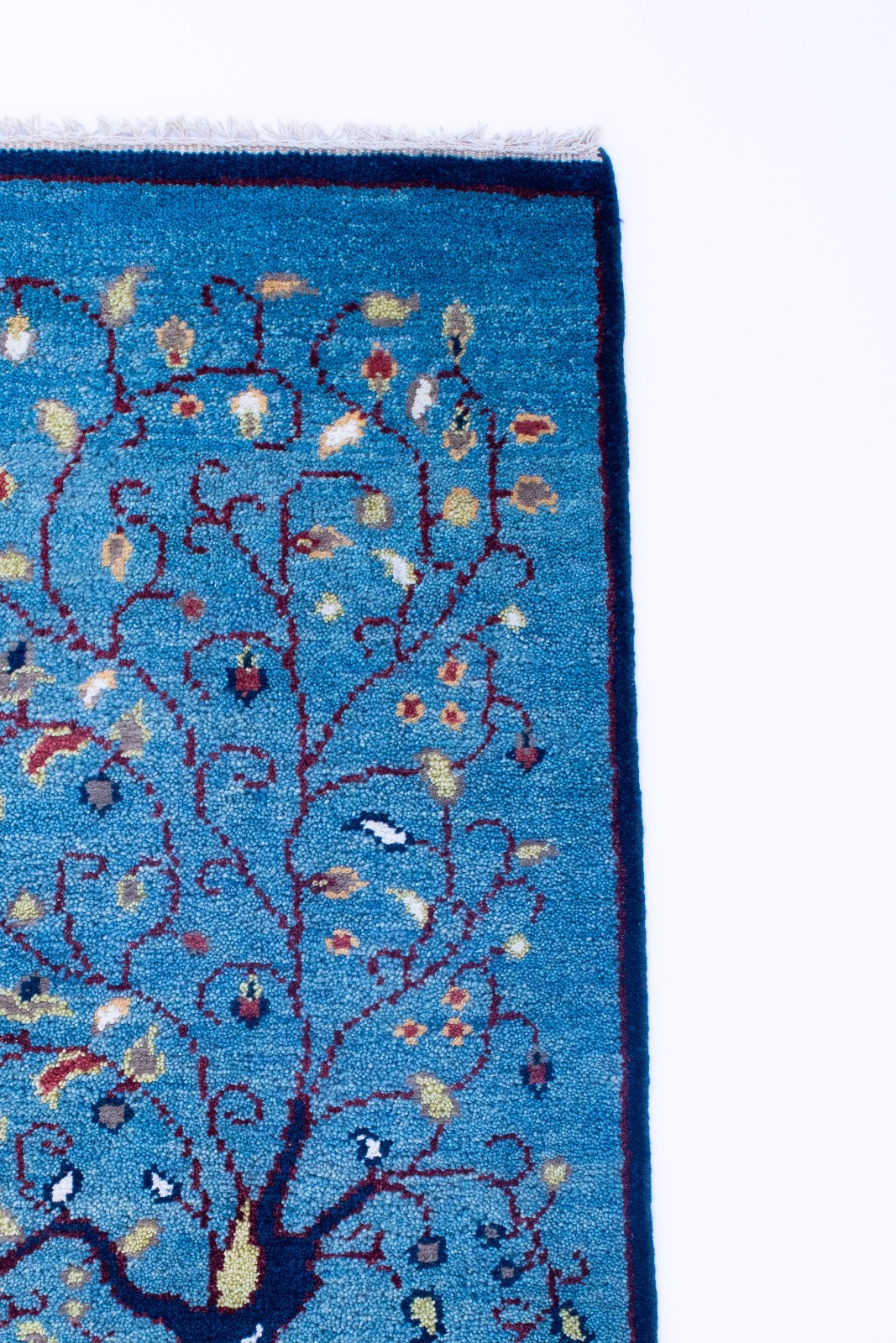 TREE OF LIFE 2’X3′ Hand knotted new rug 100% wool pile