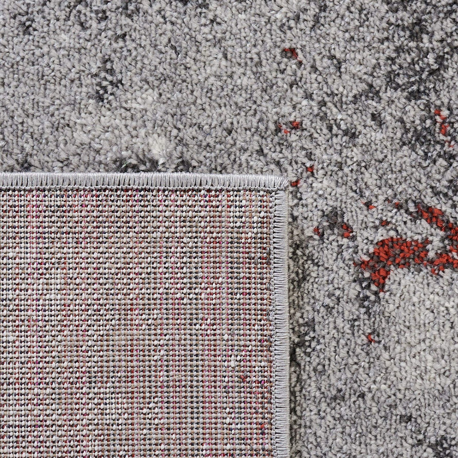 Safavieh Adirondack Collection Runner Rug – 26 X 10 Orange Grey Modern Abstract