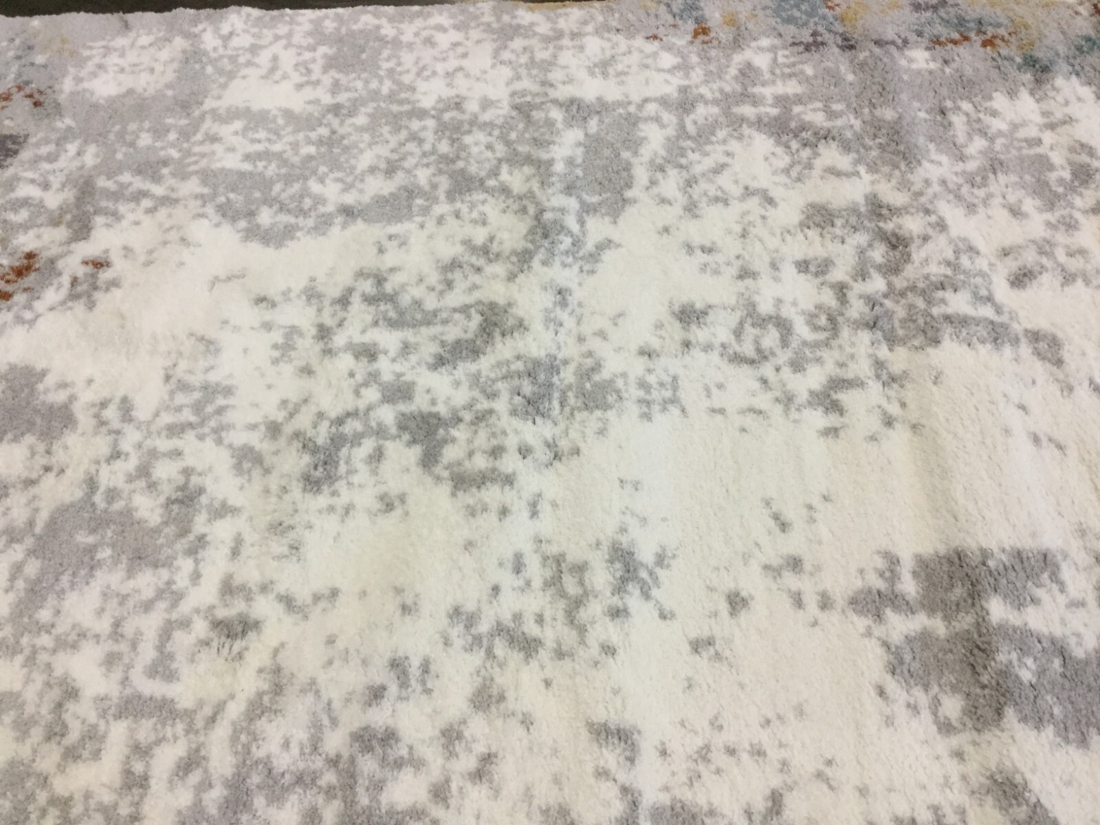BLUE RUST / IVORY 8′ X 10′ Flaw in Rug, Reduced Price 1172662097 BER579A-8
