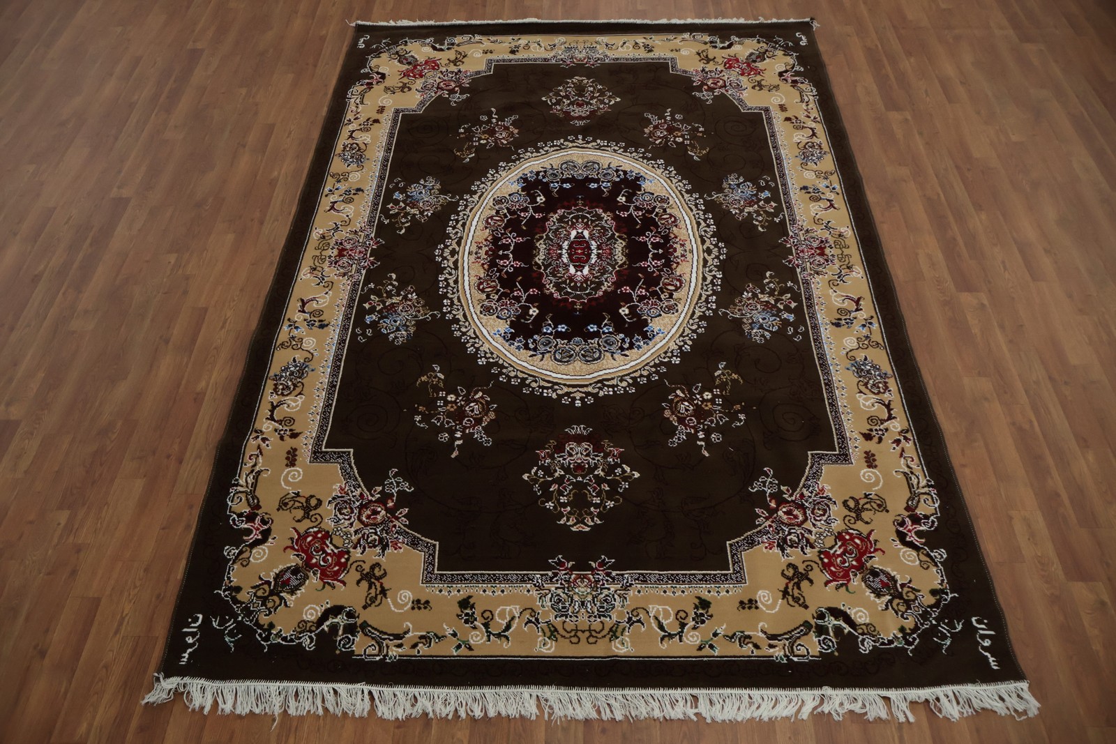 Victorian Style Turkish Rug Traditional Patterned Border Room Size Carpet 7×10