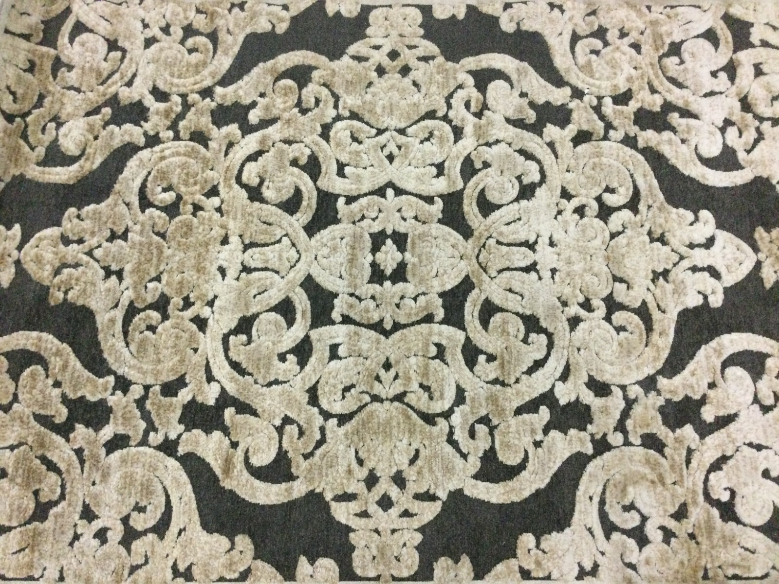 ANTHRACITE 3′-3″ X 4′-7″ Stained Rug, Reduced Price 1172633014 PARB348-3430-3