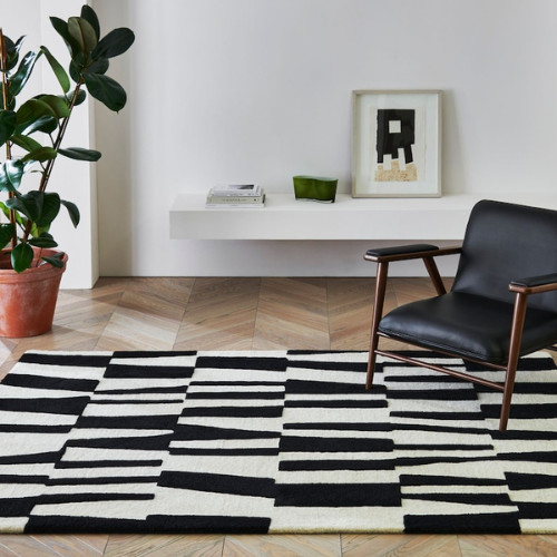 Wool Hand Tufted Modern Rug Carpet Area Handmade Living 100% Wool Bedroom rug