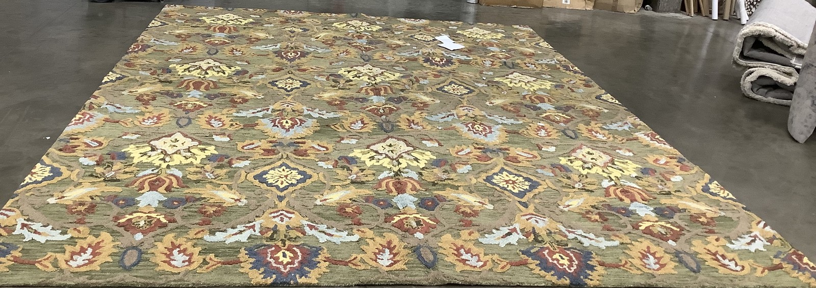 GREEN / MULTI 12′-0″ x 15′-0″ Hole in Rug, Reduced Price 1172682365 BLM402B-1215