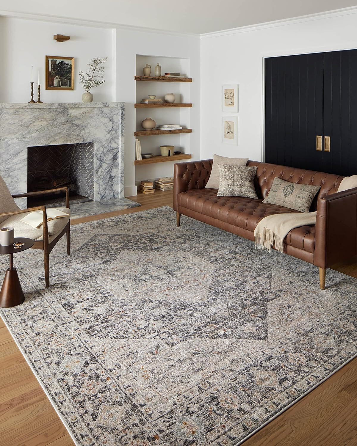 Loloi Monroe MON-01 Charcoal/Multi 7’10” x 10′ Area Rug – Stylish & Durable
